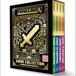 Minecraft: Guide Collection 4-Book Boxed Set (Updated) - by Mojang. NIB